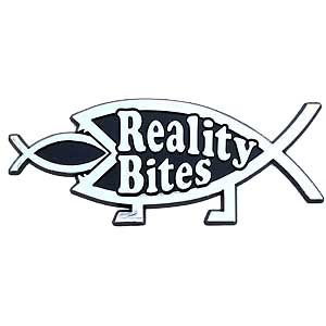 Stemma per auto con scritta Reality Bites