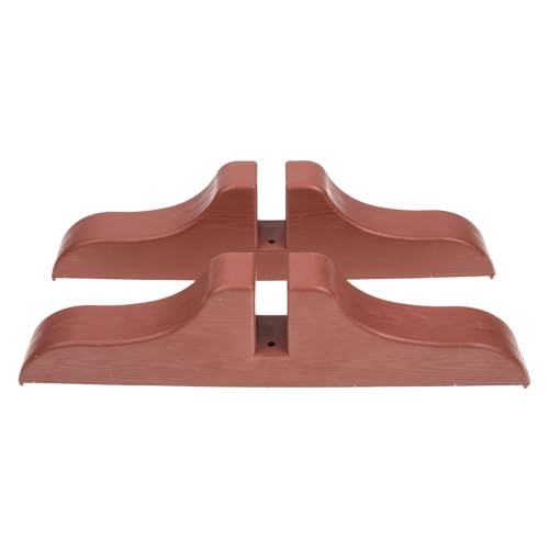 INOOMP 2個 耐摩耗性プラスチック製ルームパーティション用ブラケット 簡単設置で折りたたみスクリーンや間仕切りパネルを支える丈夫な支