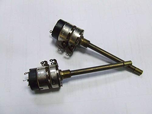 Potenziometro doppio con interruttore 10 kohm b