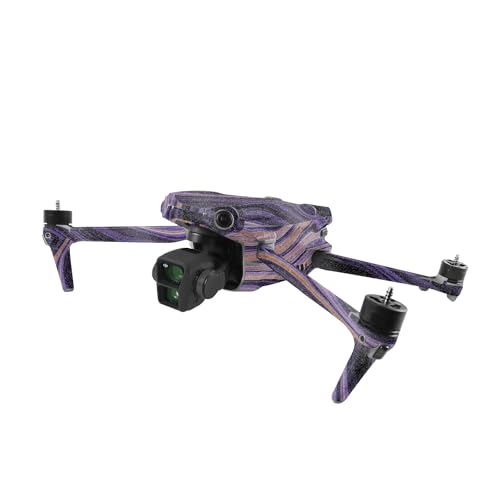Image of MightySkins Glossy Glitter Skin Compatible with DJI Air 3 - Purple Jewel | Protective, Durable High-Gloss Glitter Finish | Easy to Apply