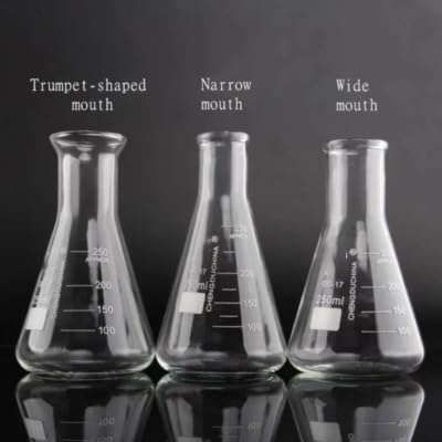 Zestaw zlewek ze szkła borokrzemowego i kolb Erlenmeyera 8 sztuk 50 ml do 1000 użytku laboratoryjnego(300ml)