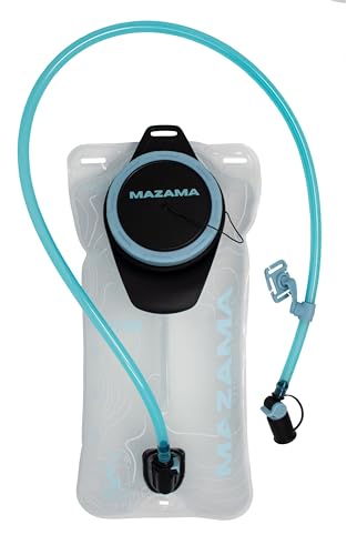 The Trailflow-88 Hydration Bladder by Mazama Designs. Leakproof, Easy to Clean and Fill Water Reservoir, BPA-Free, Fits Most Hydration Backpacks. Great for Running, Hiking, Camping, Cycling. (3L)