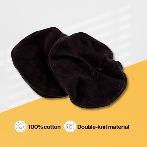 KORE AVIATION 100% Cotton, Washable, Double Knit, Cloth Ear Cover for Aviation, Racing, Gaming, Hunting, Safety Style Headsets