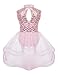 IEFIEL Vestido de Patinaje Lentejuelas Niña Disfraz de Patinaje Artístico Traje Bailarina...