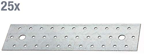 Perforated Plate Sendzimir-Galvanised 240 x 60 mm / 25 STK, Steel - Image 2