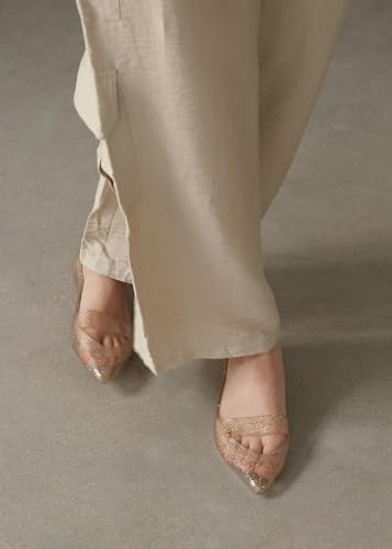 Image of Sleek /Pointed Toe Dress Slip on Jellies, Ballet flats /Jelly Sandal Shoes for Women