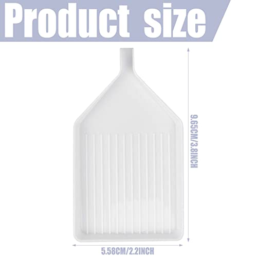 10Pcs Plastic Diamond Painting Trays， 3.8 X 2.2 Inches Rhinestone Plate Tray For Diamond Painting，Bead Sorting Trays For Diy Crafts #TOP1