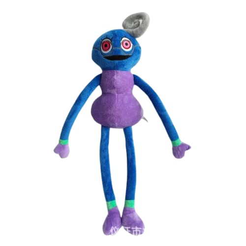 Image of Horror Cute Long Legs Pink and Purple Stuffed Scary Doll Toy