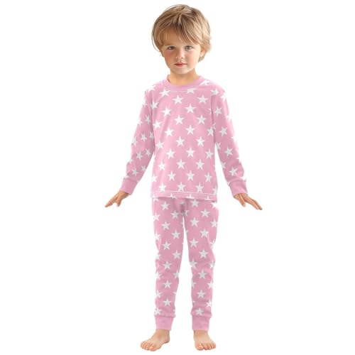 Star Royal Blue Pajamas Sets Cute Long Sleeve Pants Set for Sleepwears3