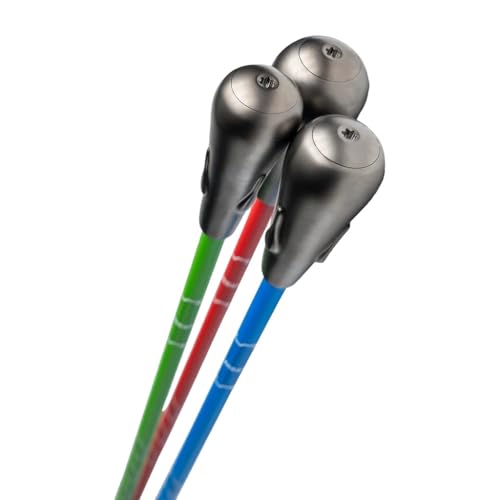 SuperSpeed Golf Junior Allstar (Ages 8-11) Training System 3 Piece Club Set Super Speed, Green, Blue, red (SSAS)