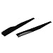 Qiilu Side Skirts, 29.3in Extension Rocker Panel Splitter, Car Side Skirt Rocker Panel Lip Splitter Diffuser Universal Anti‑Scratch Protector Glossy Black