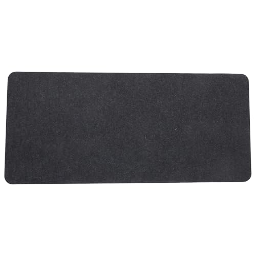 HOODANCOS Alfombrilla Extragrande de Fieltro 90X40 CM Antideslizante para Ratón y Teclado Color Gris Oscuro Protección para Escritorio Oficina y Juegos Superficie Resistente y Cómoda