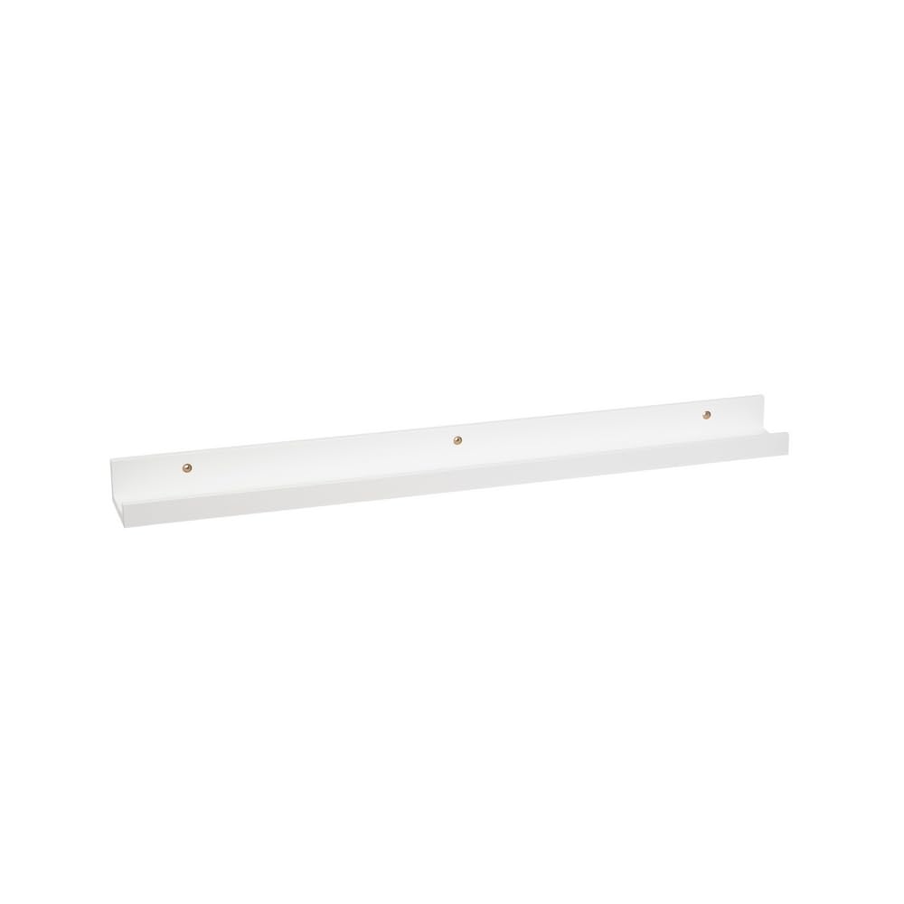 LOLAhome Estante repisa para Cuadros de MDF Blanco de 80 cm
