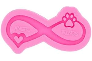 Mold Silicone Knife Paw Heart Infinity Keychain Chocolate Candy