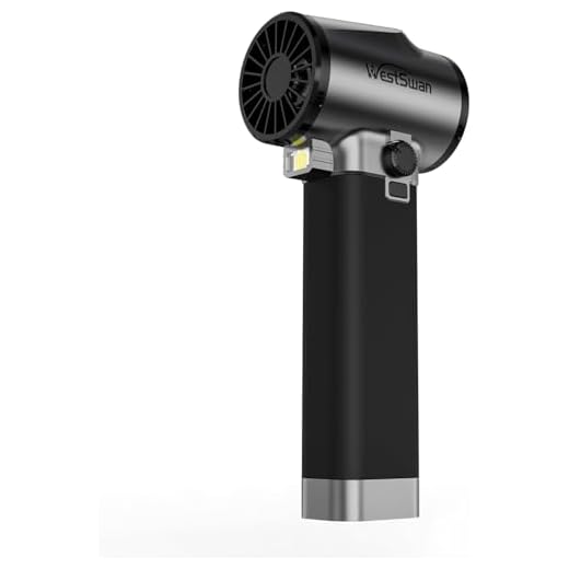 Westswan Car Dryer Air Blower Equipped with Continuously Variable Speed, 1.6KG Instant Thrust Car Blower for Drying, 64mm Super Power Turbo Dryer for Patio Cleaning, Drying, Snow Blowing