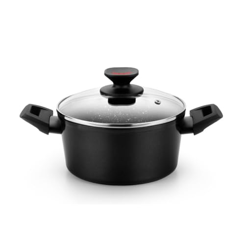 MONIX Cacerola Titan Rock 28 Alta, Negro