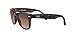 Ray-Ban RB4105 Folding Wayfarer Square Sunglasses, Light Havana/Clear Gradient Brown, 54 mm