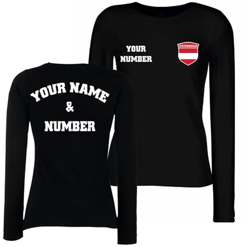 Maillot foot femme manches longues t-shirt personnalisé Autriche