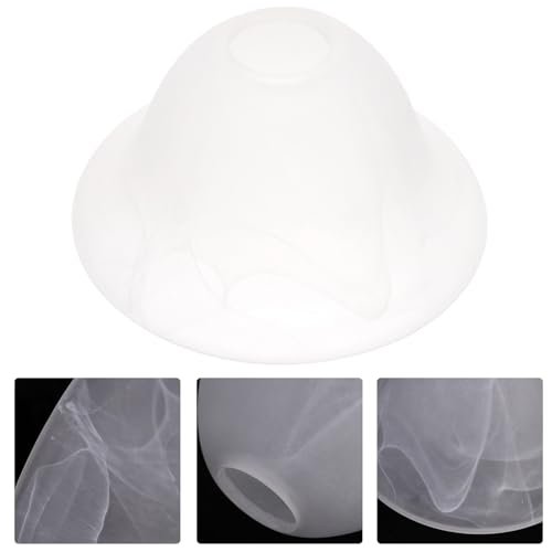 Cache-luminaire en verre blanc de plafond pour éclairage diffus suspendu - 8