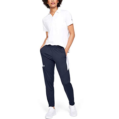 Under Armour Women's Rival Knit Pant , Midnight Navy (410)/White , Small #TOP3