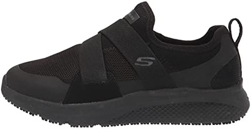Skechers Women's Slip on Athletic Food Service Shoe, Black, 7.5 | Image 7