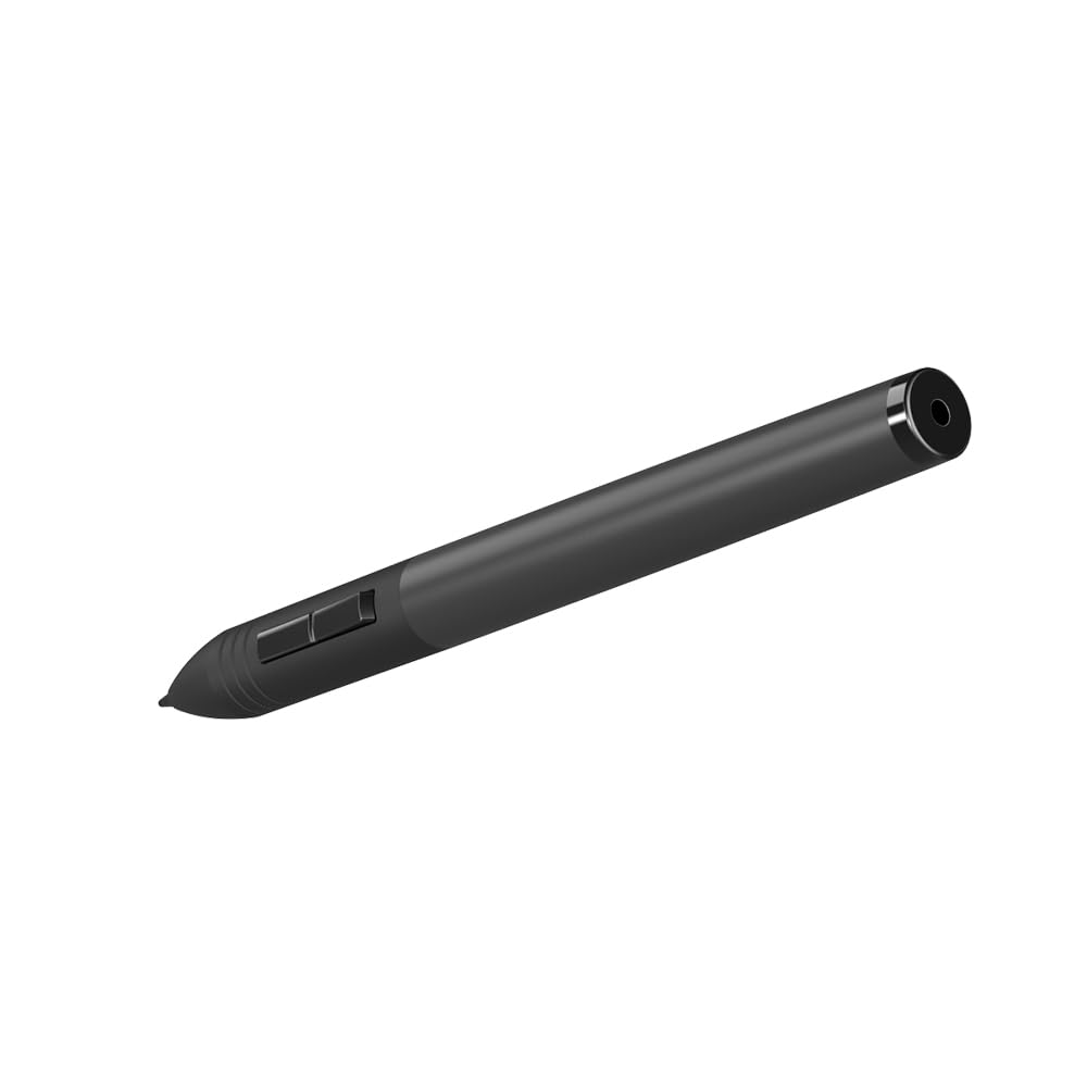 HUIOP PEN80 Penna digitale ricaricabile Penna a risonanza elettromagnetica con 2 pulsanti programmabili per la NUOVA tavoletta grafica 1060PLUS,Penna digitale
