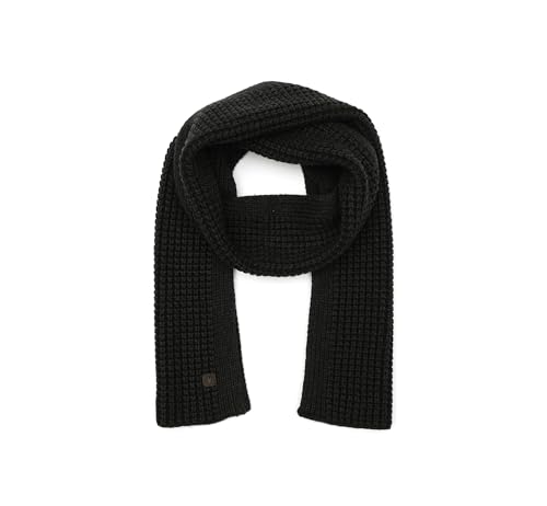 Waffle Stitch Knit Scarf