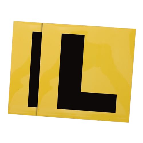 GLEAVI 2stücke Magnetische Aufkleber Für Auto Für Fahranfänger Abnehmbare Aufkleber Für Fahrschüler Für Stoßstange