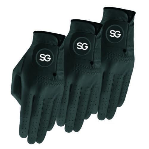 Golf Gloves Men -Cabretta Leather Pack of 3 Gloves, for All Weather Conditions, Soft Feel Grip, Breathable