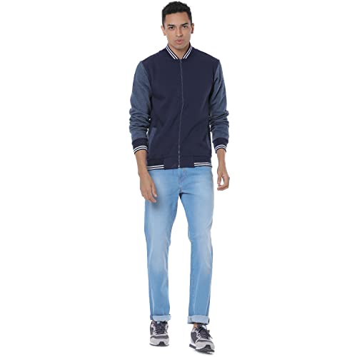 Image of Campus Sutra Cotton Blend Men Standard Length Jacket