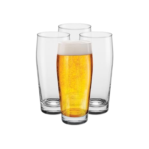 Utilizzo versatile: versatile per diverse bevande: oltre a tutti i tipi di birra, i bicchieri sono ideali per acqua, succhi di frutta, bibite, cocktail, frullati o caffè ghiacciato. La maggiore capacità di 650 ml ti permette di goderti appieno le tue bevande senza doverlo fare un regalo costante.