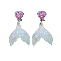 C1:Purple Mermaid Earrings