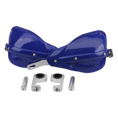 Protège-mains bleu pour guidon de moto 22mm et 28mm
