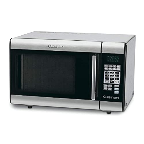 Cuisinart CMW-100 1-Cubic-Foot Stainless Steel Microwave Oven, Brushed Chrome