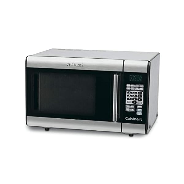 Cuisinart CMW-100 1-Cubic-Foot Stainless Steel Microwave Oven, Brushed Chrome