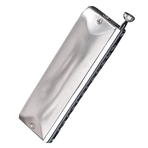 MEIeynt Harmonica Chromatique C, 12 Trous 48 Tune Orgue à Bouche Harmonica Chromatique Clé De C pour Adultes… - Les Beatles, Paul McCartney, John Lennon, RIngo Starr, George Harrison MEIeynt Harmonica Chromatique C, 12 Trous 48 Tune Orgue à Bouche Harmonica Chromatique Clé De C pour Adultes…