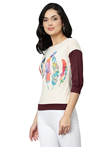 Image of DHRUVI TRENDZ Animal Print Regular Fit Jeans Korean Western Tops for Women Stylish