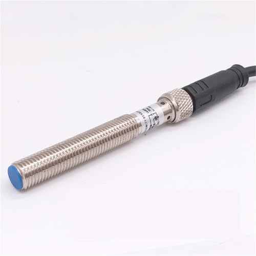 IP65 M8�U���^�ߐڃZ���T �~���`�����A�v���[�` 3�R�l�N�^ 2m PVC�P�[�u�� 1.5mm 2mm ���o NPN PNP DC10-30V(LJ8A3-2 (2mm L),2M LINE LENGTH_NPN NC)