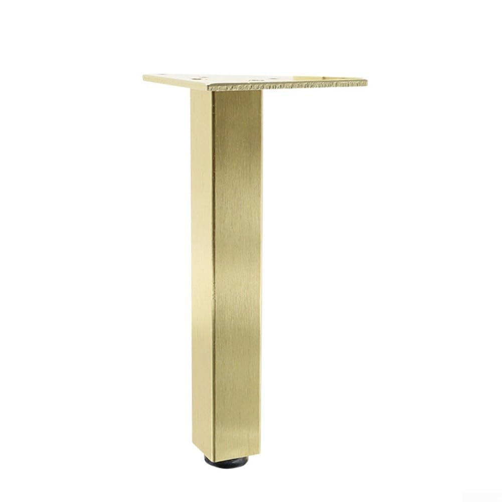 Gambe per Tavolo in Acciaio 4 Regolabili Nero Gambe per Tavolo(20cm 157 White*4)