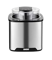 Unold Ice Cream Maker Gelato 48855 - Stainless Steel Design - 1.5L Capacity - Digital Controls - Sorbet & Frozen Yogurt Machine