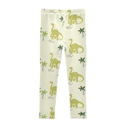 Dinosaurs Girls Leggings,Workout Leggings for Girls Toddler Athletic Legging Size for 3-10T2