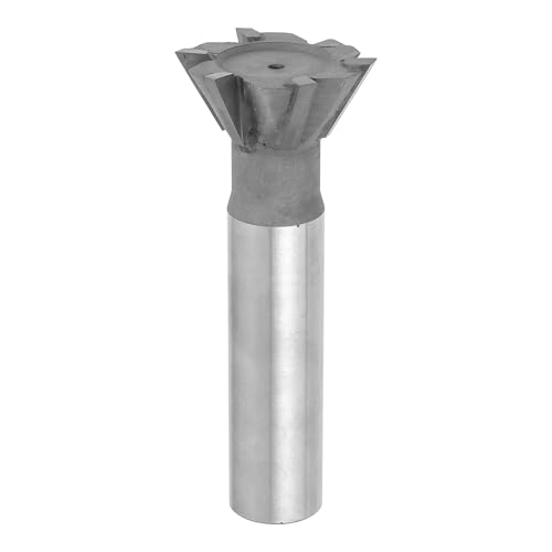 HALLMERS 40mm 60 Degree Carbide Tipped Dovetail Milling Cutter – 20mm Shank, 4 Flutes - Woodworking Joinery Groove Router Bit