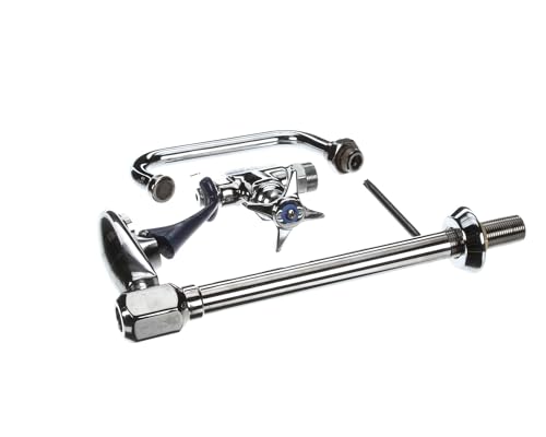 Verre et pichet en laiton robinet T&S B-1225 buse pivotante 15,2 cm