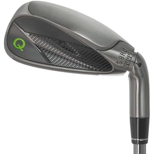 Q Gen 2 Adjustable Golf Club (Steel Shaft) - Durable 2-Part Travel Shaft - 8 Settings from 4° Putter to 60° Lob Wedge - Men & Women