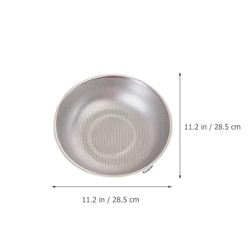 Colador de acero inoxidable para lavar arroz y frutas miniatura 5