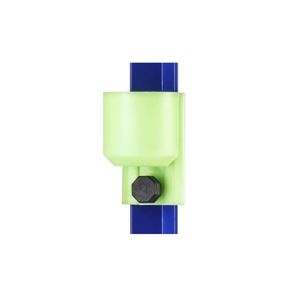 Genérico Soporte Caña de Pesca para Surfcasting, Longitud 150 cm, 2 Unidades Lote, Color Azul, Horquilla y Vaso Fosforescente, Ángulo de 25x25x3mm