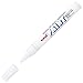Uni-Paint Markers, Medium Point, White, Pack of 12
