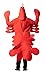 Rasta Imposta Lightweight Lobster Costume, Red, One Size