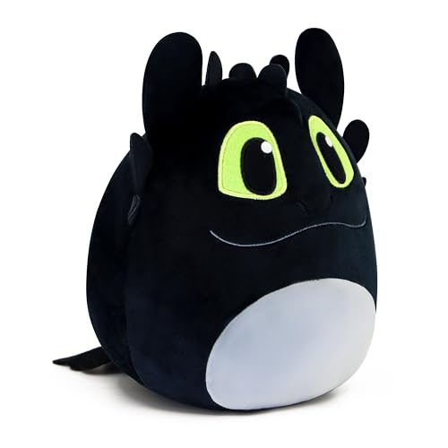 Periyholev Black Dragon Plush Toy (8 Inch) – Soft...