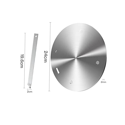 Anneome 2 peças de tapete para fogão, utensílios de cozinha, casa, de aço inoxidável, para fogão, fo